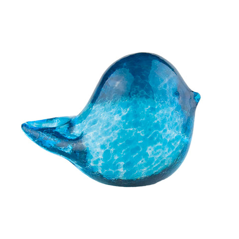 Little Glass Bird Sky Blue