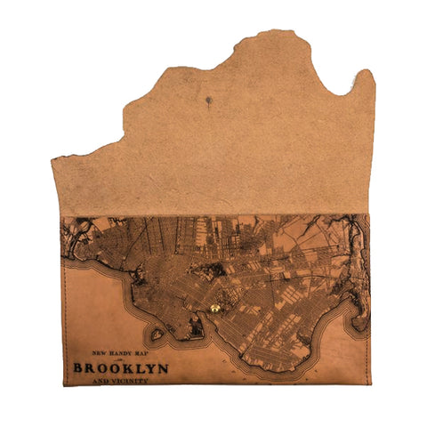 Brooklyn Map Clutch