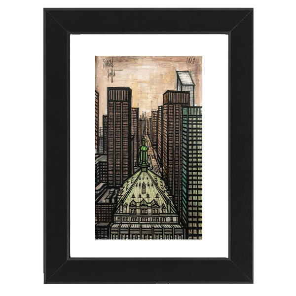 Bernard Buffet Park Avenue View Pan Am Framed Print