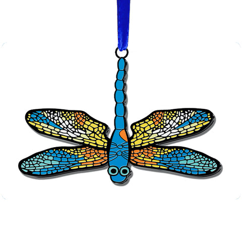 Louis C. Tiffany Dragonfly Enamel Ornament