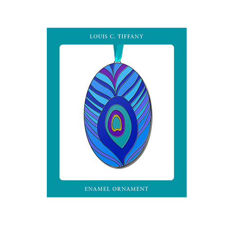 Louis C. Tiffany Peacock Enamel Ornament