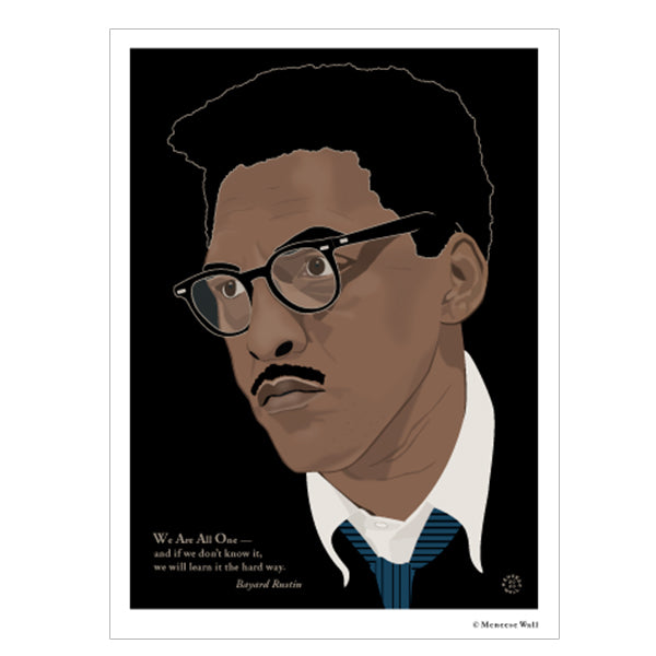 Bayard Rustin Notecard