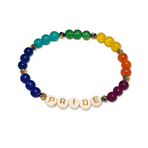 Pride Love Letters Word Bracelet