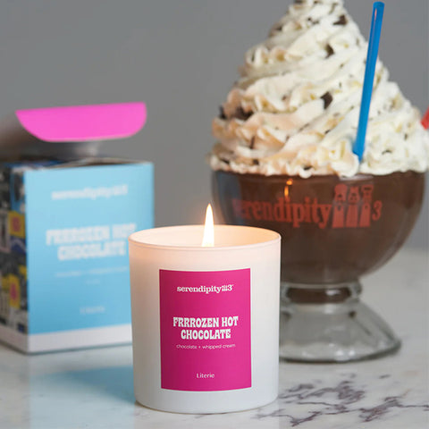 Frozen Hot Chocolate Candle