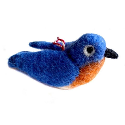 Bluebird Felt Ornament