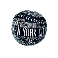 NYC Typography Baseball
