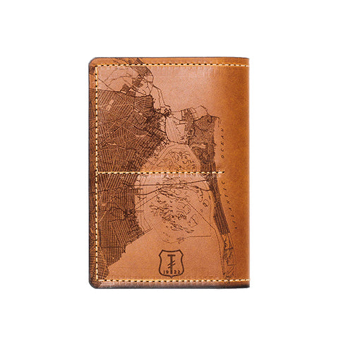 Queens Map Passport Wallet