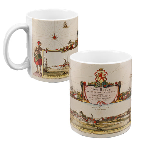 Nicolaes Visscher II Map Detail Mug