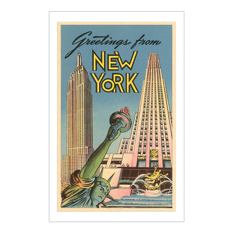 Greetings from NY Rockfeller Center Magnet