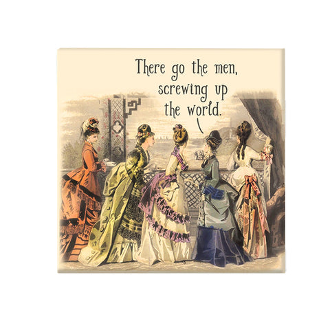 There Go The Men Magnet