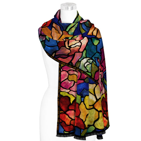 Louis C. Tiffany Peony Shawl