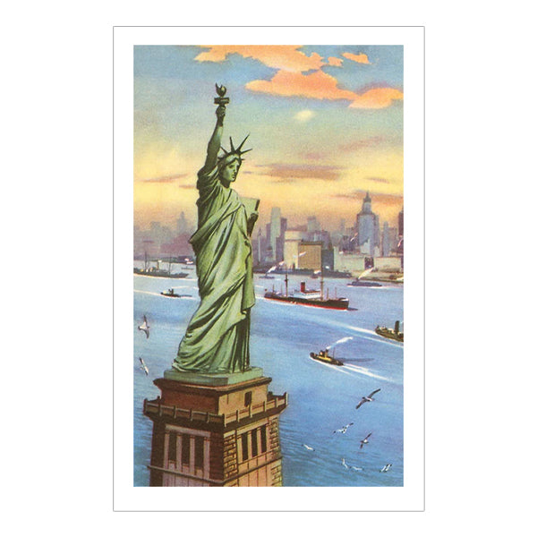 アンティーク雑貨 Vintage Statue of Liberty Vintage Image of Statue of Liberty Magnet — The New York
