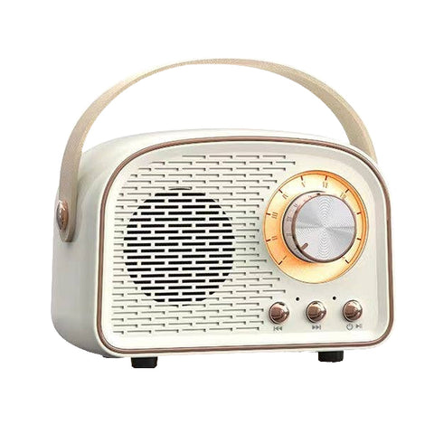 Mini Ivory Retro Bluetooth Speaker