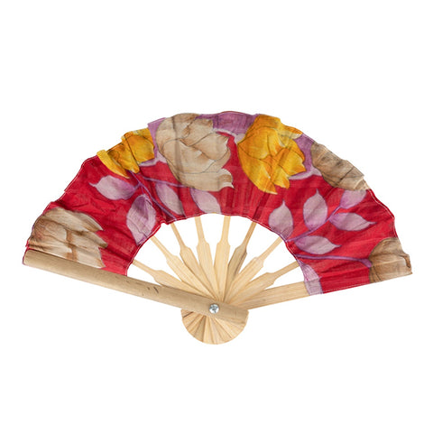 Recycled Sari Folding Fan
