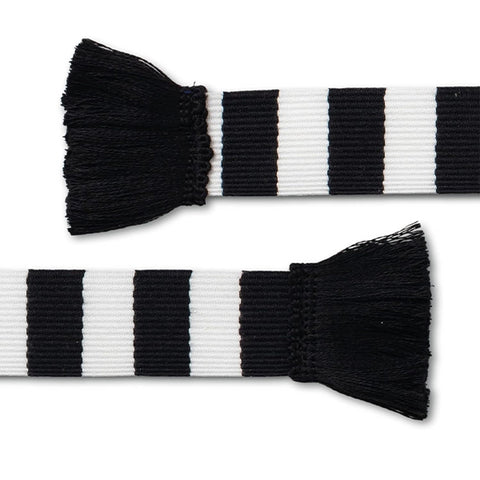 The Book Scarf Bookmark - Black and White