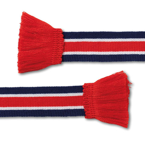 The Book Scarf Bookmark - Red, White, Blue