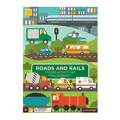 Roads and Rails Sticker Activity Set