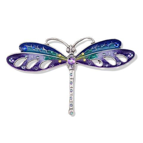 Multicolor Dragonfly Brooch