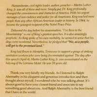Dr. Martin Luther King Jr I'VE BEEN TO THE MOUNTAIN TOP Speech Document Replica