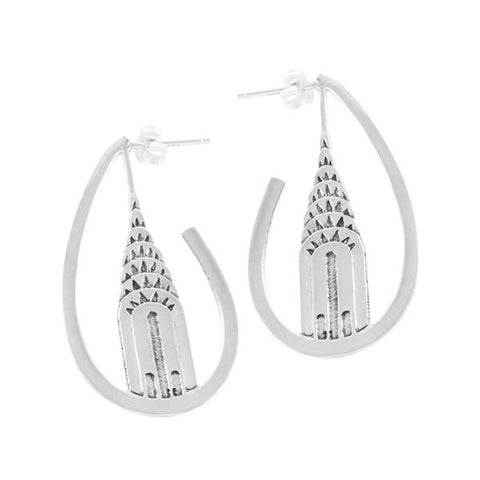 Chrysler Building Sterling Silver Earrings - New-York Historical Society Museum Store