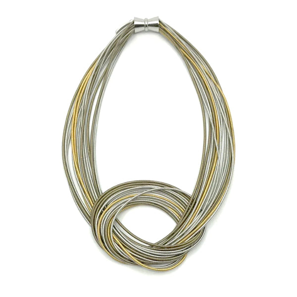 Large Piano Wire Knot Necklace - American Folk Art Museum