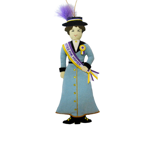 Suffragist Ornament - Light Blue