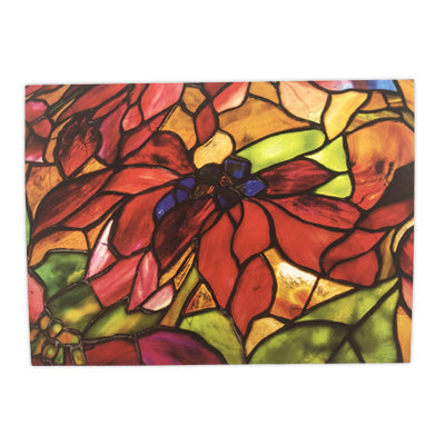 Louis C Tiffany Poinsettia Shade Box Cards
