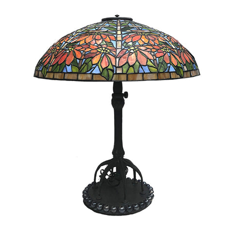 Poinsettia Tiffany Lamp
