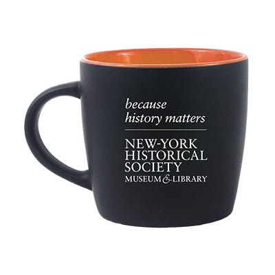 New-York Historical Society Orange Cafe Mug