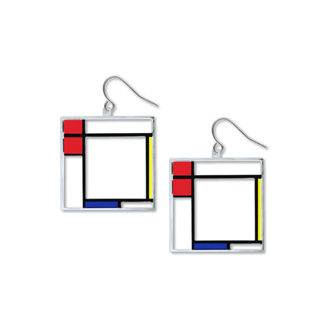 Mondrian Composition Earrings