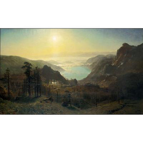 Donner Lake from the Summit Oppenheimer Print