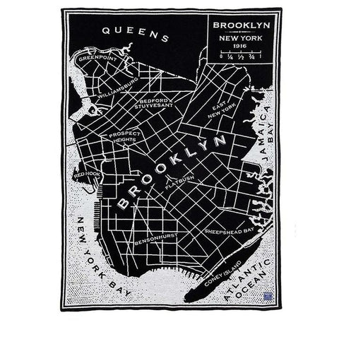Brooklyn Map Blanket