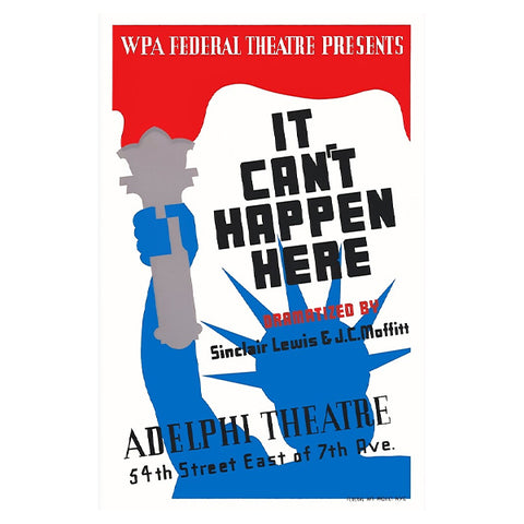 It Can't Happen Here Notecard