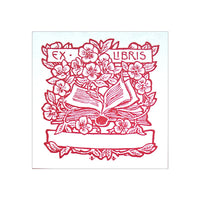 Floral Ex Libris Bookplate