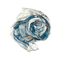Topographical Map Scarf