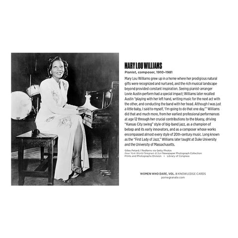 Women Who Dare, Vol. II Knowledge Cards