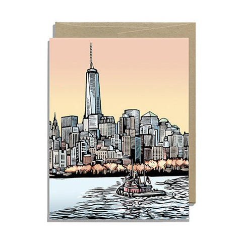 Lower Manhattan Notecard