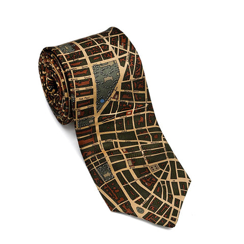 New York Civitas Tie Bronze/Gold