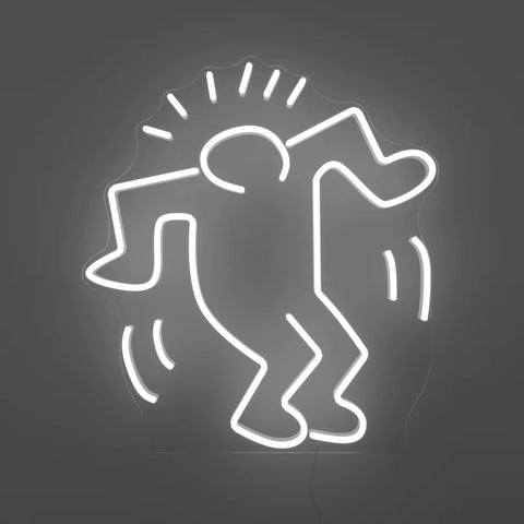 Keith Haring Dancing Man Neon Light