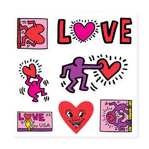 Keith Haring Love Sticker