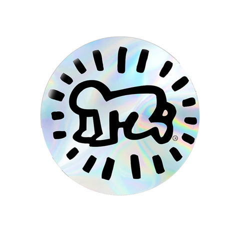 Keith Haring Holographic Radiant Baby Sticker