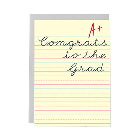 Congrats to the Grad Notecard