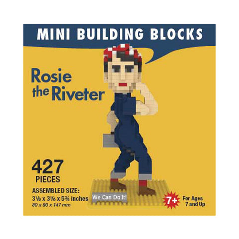 Rosie the Riveter Mini Building Blocks