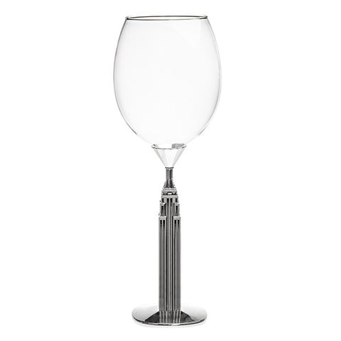 Empire State Building Wine Glass