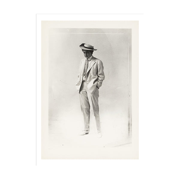 Actress in Male Attire Postcard