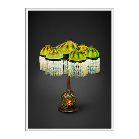 Louis C. Tiffany Pineapple Lamp Postcard