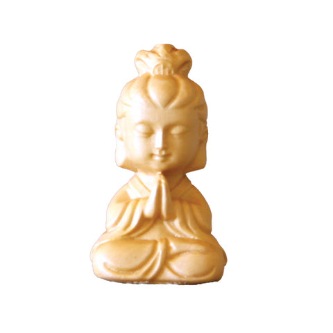 Guanyin Miniature Wooden Statue