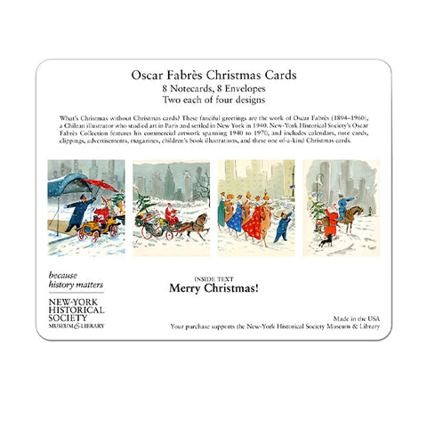 Oscar Fabres Assorted Christmas Boxed Notecards