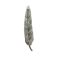 Feather Brass Mezuzah