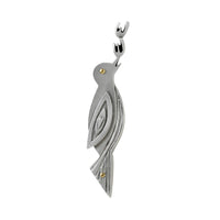 Songbird Brass Mezuzah